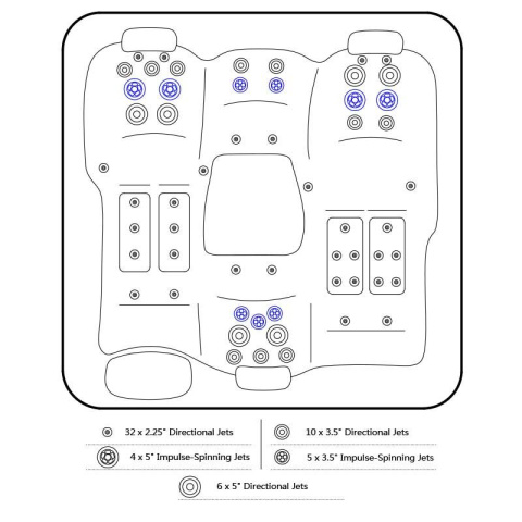 JACUZZI OGRODOWE WANNA SPA566 FULL NIEBISKA FALA OCEANU OBUDOWA ANTRACYT 200x200 CM JACUZZI OGRODOWE WANNA SPA566 FULL NIEBISKA FALA OCEANU OBUDOWA ANTRACYT 200x200 CM