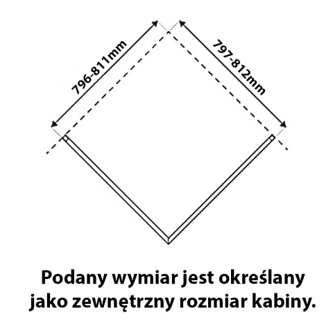 KABINA PRYSZNICOWA KWADRATOWA ZES-KZ01B-80 CHROM 80x80 CM KABINA PRYSZNICOWA KWADRATOWA ZES-KZ01B-80 CHROM 80x80 CM