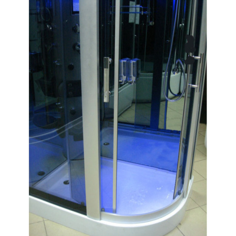 KABINA PRYSZNICOWA Z HYDROMASAŻEM I SAUNĄ MONAKO 9914RS PRAWA CHROM 120x85 CM KABINA PRYSZNICOWA Z HYDROMASAŻEM I SAUNĄ MONAKO 9914RS PRAWA CHROM 120x85 CM