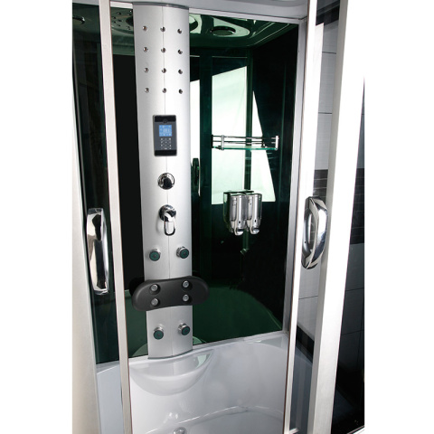 KABINA PRYSZNICOWA Z HYDROMASAŻEM I SAUNA SARA 9913S 140x85 CM