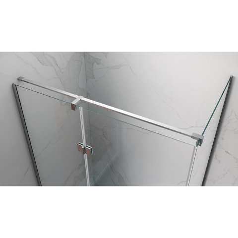 KABINA PRYSZNICOWA PROSTOKĄTNA Z BRODZIKIEM KZ02C/ST03B CHROM/BIAŁY 110x80 CM KABINA PRYSZNICOWA PROSTOKĄTNA Z BRODZIKIEM KZ02C/ST03B CHROM/BIAŁY 110x80 CM