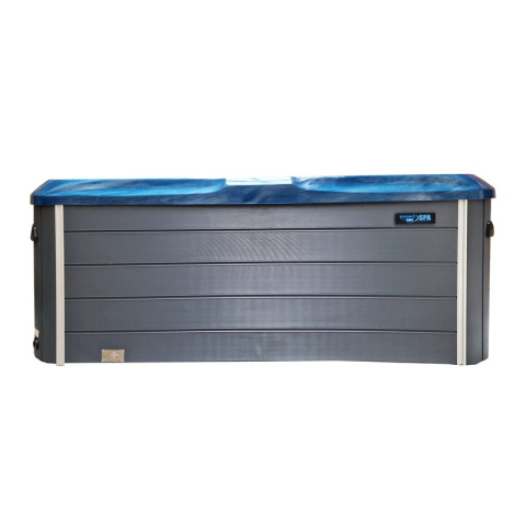 JACUZZI OGRODOWE WANNA SPA510 NIEBIESKA FALA OBUDOWA SZARA 210x210 CM