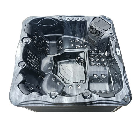 JACUZZI OGRODOWE WANNA SPA561 CZARNA FALA OCEANU OBUDOWA ANTRACYT 210x210 CM JACUZZI OGRODOWE WANNA SPA561 CZARNA FALA OCEANU OBUDOWA ANTRACYT 210x210 CM