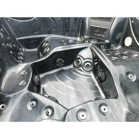 JACUZZI OGRODOWE WANNA SPA561 CZARNA FALA OCEANU OBUDOWA ANTRACYT 210x210 CM JACUZZI OGRODOWE WANNA SPA561 CZARNA FALA OCEANU OBUDOWA ANTRACYT 210x210 CM