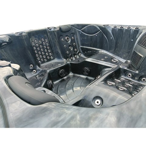 JACUZZI OGRODOWE WANNA SPA561 CZARNA FALA OCEANU OBUDOWA ANTRACYT 210x210 CM JACUZZI OGRODOWE WANNA SPA561 CZARNA FALA OCEANU OBUDOWA ANTRACYT 210x210 CM