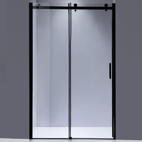 DRZWI PRYSZNICOWE Z BRODZIKIEM SH03B/ST03A CZARNE/BIAŁY 95-100/100x80 CM 8 MM DRZWI PRYSZNICOWE Z BRODZIKIEM SH03B/ST03A CZARNE/BIAŁY 95-100/100x80 CM 8 MM