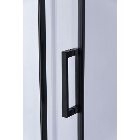 DRZWI PRYSZNICOWE Z BRODZIKIEM SH03B/ST03A CZARNE/BIAŁY 95-100/100x80 CM 8 MM DRZWI PRYSZNICOWE Z BRODZIKIEM SH03B/ST03A CZARNE/BIAŁY 95-100/100x80 CM 8 MM