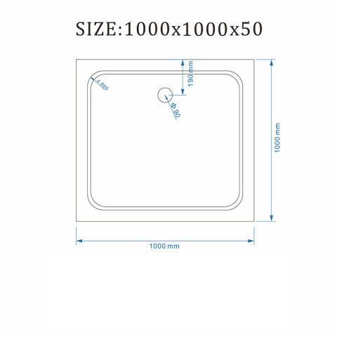 DRZWI PRYSZNICOWE Z BRODZIKIEM SH03B/ST06A CHROM/CZARNY 95-100/100x100 CM 8 MM DRZWI PRYSZNICOWE Z BRODZIKIEM SH03B/ST06A CHROM/CZARNY 95-100/100x100 CM 8 MM