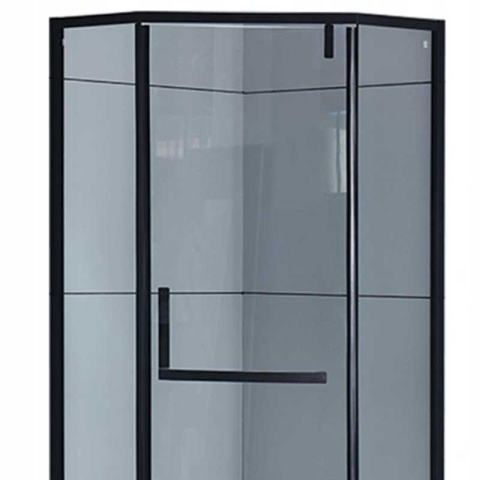 KABINA PRYSZNICOWA PIĘCIOKĄTNA Z BRODZIKIEM KZ4026B/ST07B CZARNA/CZARNY 90x90 CM KABINA PRYSZNICOWA PIĘCIOKĄTNA Z BRODZIKIEM KZ4026B/ST07B CZARNA/CZARNY 90x90 CM