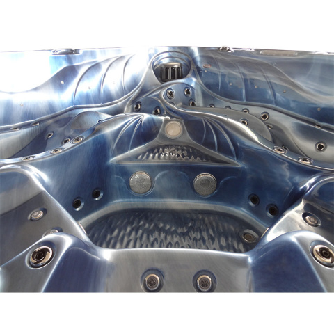 JACUZZI OGRODOWE WANNA SPA702 NIEBIESKA FALA OCEANU OBUDOWA ANTRACYT 230x230 CM JACUZZI OGRODOWE WANNA SPA702 NIEBIESKA FALA OCEANU OBUDOWA ANTRACYT 230x230 CM