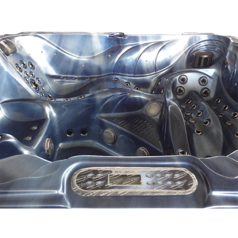 JACUZZI OGRODOWE WANNA SPA702 NIEBIESKA FALA OCEANU OBUDOWA ANTRACYT 230x230 CM JACUZZI OGRODOWE WANNA SPA702 NIEBIESKA FALA OCEANU OBUDOWA ANTRACYT 230x230 CM
