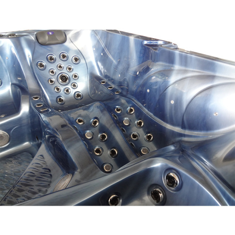 JACUZZI OGRODOWE WANNA SPA702 NIEBIESKA FALA OCEANU OBUDOWA ANTRACYT 230x230 CM JACUZZI OGRODOWE WANNA SPA702 NIEBIESKA FALA OCEANU OBUDOWA ANTRACYT 230x230 CM