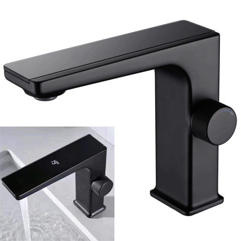 BATERIA UMYWALKOWA ŁAZIENKOWA F11B CZARNA LCD BATERIA UMYWALKOWA ŁAZIENKOWA F11B CZARNA LCD