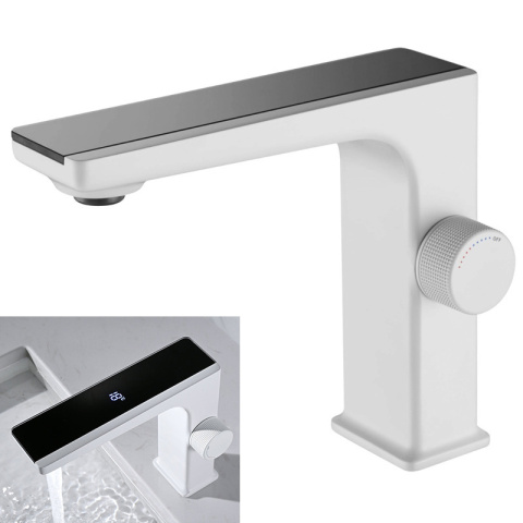 BATERIA UMYWALKOWA ŁAZIENKOWA F11-WH-BL BIAŁO/CZARNA LCD BATERIA UMYWALKOWA ŁAZIENKOWA F11-WH-BL BIAŁO/CZARNA LCD