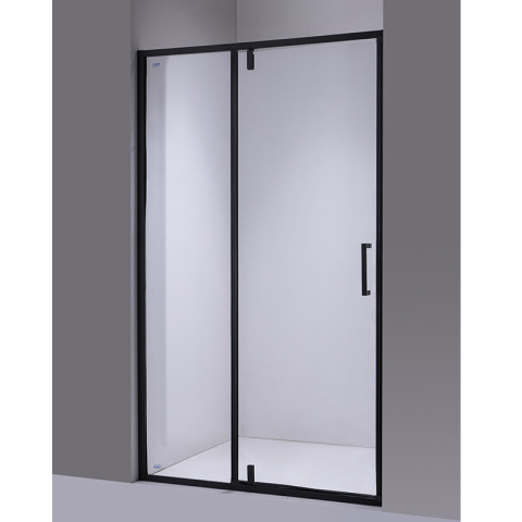 DRZWI PRYSZNICOWE UCHYLNE SH08A DO WNĘKI CZARNE 80 CM 6 MM DRZWI PRYSZNICOWE UCHYLNE SH08A DO WNĘKI CZARNE 80 CM 6 MM