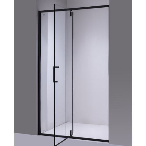 DRZWI PRYSZNICOWE SH08B CZARNE 90 CM 6 MM DRZWI PRYSZNICOWE SH08B CZARNE 90 CM 6 MM