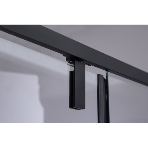 DRZWI PRYSZNICOWE SH08B CZARNE 90 CM 6 MM DRZWI PRYSZNICOWE SH08B CZARNE 90 CM 6 MM