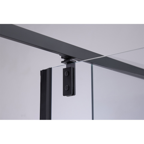 DRZWI PRYSZNICOWE SH08B CZARNE 90 CM 6 MM DRZWI PRYSZNICOWE SH08B CZARNE 90 CM 6 MM