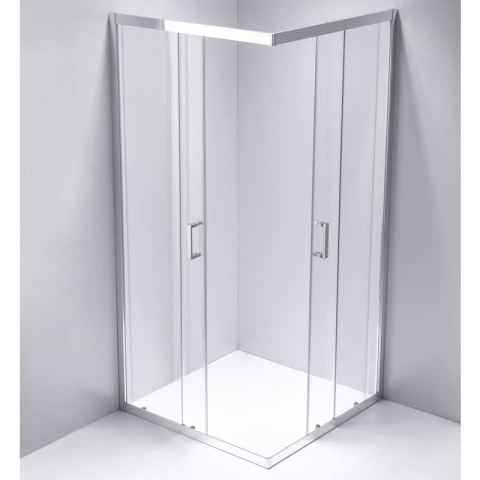 KABINA PRYSZNICOWA KWADRATOWA KZ102B CHROM 90x90 CM KABINA PRYSZNICOWA KWADRATOWA KZ102B CHROM 90x90 CM