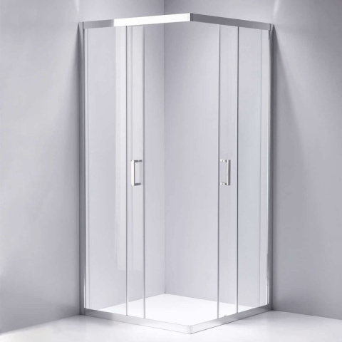 KABINA PRYSZNICOWA KWADRATOWA KZ102B CHROM 90x90 CM KABINA PRYSZNICOWA KWADRATOWA KZ102B CHROM 90x90 CM