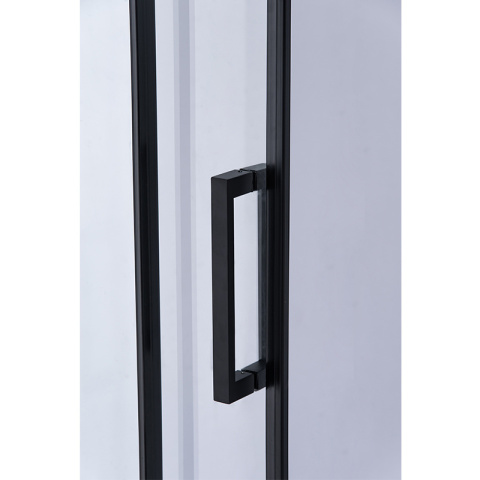 DRZWI PRYSZNICOWE Z BRODZIKIEM SH03D/ST06C CZARNE/BIAŁY 115-120/120x100 CM 8 MM DRZWI PRYSZNICOWE Z BRODZIKIEM SH03D/ST06C CZARNE/BIAŁY 115-120/120x100 CM 8 MM