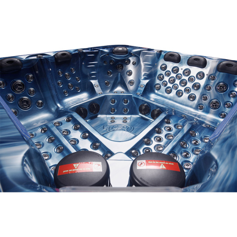 JACUZZI OGRODOWE WANNA SPA743 NIEBIESKA FALA OCEANU OBUDOWA SZARA 220x220 CM JACUZZI OGRODOWE WANNA SPA743 NIEBIESKA FALA OCEANU OBUDOWA SZARA 220x220 CM