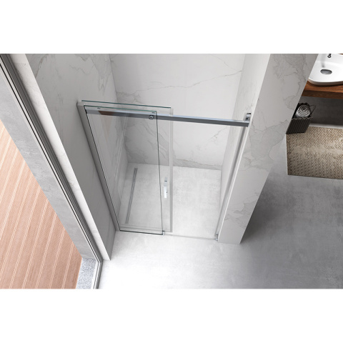 DRZWI PRYSZNICOWE KZ09A CHROM 95-100 CM 8 MM DRZWI PRYSZNICOWE KZ09A CHROM 95-100 CM 8 MM