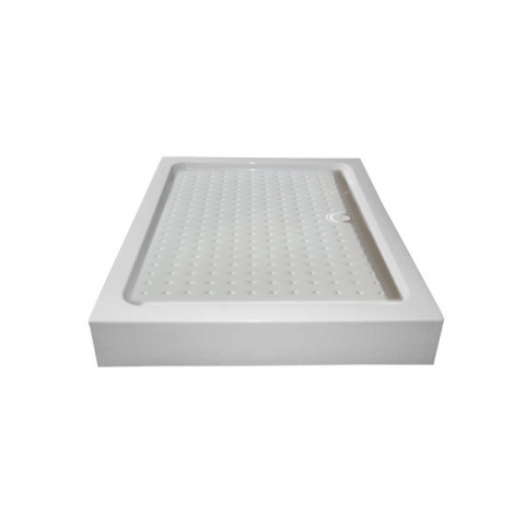DRZWI PRYSZNICOWE Z BRODZIKIEM SH03D/SXL03E CHROM/BIAŁY 115-120/120x80 CM 8 MM