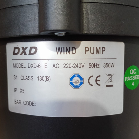 POMPA POWIETRZA DMUCHAWA WANNA SPA DXD 0,50HP POMPA POWIETRZA DMUCHAWA WANNA SPA DXD 0,50HP