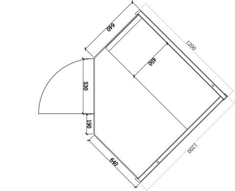 SAUNA FIŃSKA WYSOKOTEMPERATUROWA Z PIECEM OSLO2/HARVIA 3,5KW 1-2 OSOBOWA 120x120 CM