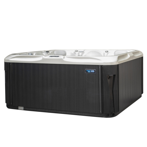 JACUZZI OGRODOWE WANNA SPA531 BIAŁA PERŁA OBUDOWA ANTRACYT 200x200 CM