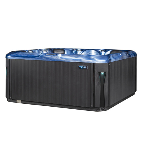JACUZZI OGRODOWE WANNA SPA531 NIEBIESKA FALA OCEANU OBUDOWA ANTRACYT 200x200 CM JACUZZI OGRODOWE WANNA SPA531 NIEBIESKA FALA OCEANU OBUDOWA ANTRACYT 200x200 CM