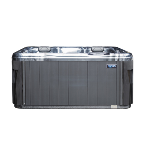 JACUZZI OGRODOWE WANNA SPA566 FULL CZARNA FALA OBUDOWA ANTRACYT 200x200 CM