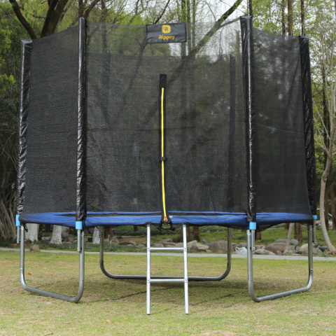 TRAMPOLINA OGRODOWA DLA DZIECI SKY 10FT CZARNO/NIEBIESKA 305 CM