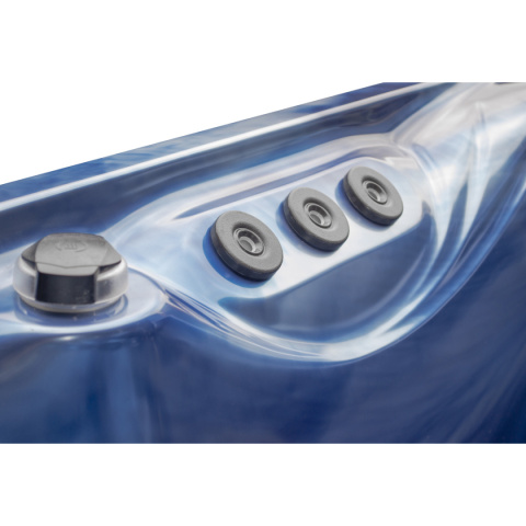 JACUZZI OGRODOWE WANNA SPA566 FULL NIEBISKA FALA OCEANU OBUDOWA ANTRACYT 200x200 CM JACUZZI OGRODOWE WANNA SPA566 FULL NIEBISKA FALA OCEANU OBUDOWA ANTRACYT 200x200 CM
