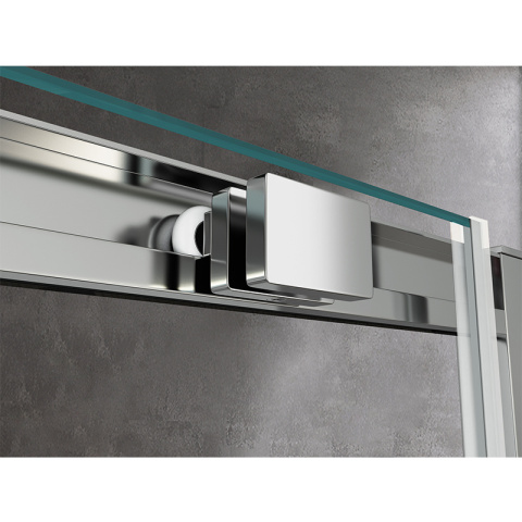 DRZWI PRYSZNICOWE KZ14D CHROM 125-130 CM 6 MM DRZWI PRYSZNICOWE KZ14D CHROM 125-130 CM 6 MM