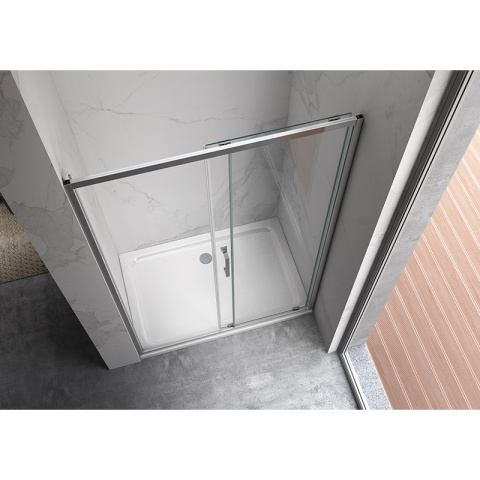 DRZWI PRYSZNICOWE KZ14D CHROM 125-130 CM 6 MM DRZWI PRYSZNICOWE KZ14D CHROM 125-130 CM 6 MM