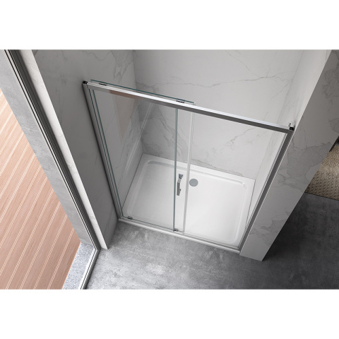 DRZWI PRYSZNICOWE KZ14D CHROM 125-130 CM 6 MM DRZWI PRYSZNICOWE KZ14D CHROM 125-130 CM 6 MM