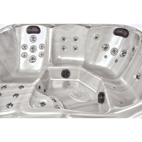 JACUZZI OGRODOWE WANNA SPA750 CAPPUCCINO OBUDOWA ANTRACYT 200x200 CM JACUZZI OGRODOWE WANNA SPA750 CAPPUCCINO OBUDOWA ANTRACYT 200x200 CM