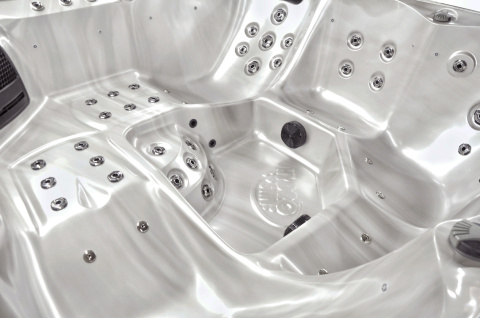 JACUZZI OGRODOWE WANNA SPA750 CAPPUCCINO OBUDOWA ANTRACYT 200x200 CM JACUZZI OGRODOWE WANNA SPA750 CAPPUCCINO OBUDOWA ANTRACYT 200x200 CM