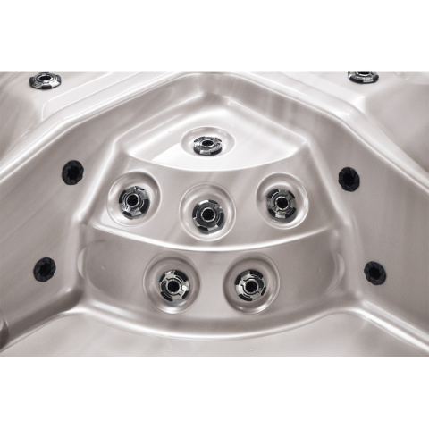 JACUZZI OGRODOWE WANNA SPA750 CAPPUCCINO OBUDOWA ANTRACYT 200x200 CM JACUZZI OGRODOWE WANNA SPA750 CAPPUCCINO OBUDOWA ANTRACYT 200x200 CM