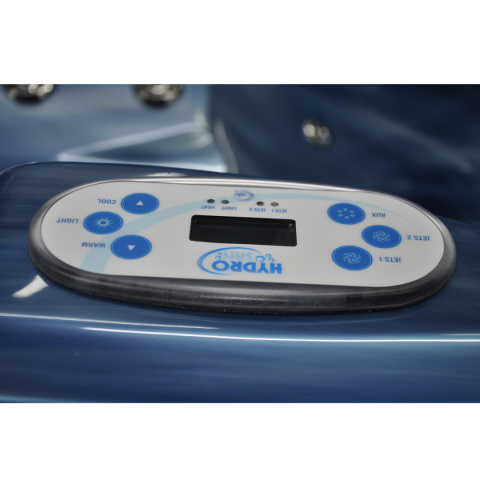 JACUZZI OGRODOWE WANNA SPA750 NIEBIESKA FALA OBUDOWA ANTRACYT 200x200 CM JACUZZI OGRODOWE WANNA SPA750 NIEBIESKA FALA OBUDOWA ANTRACYT 200x200 CM