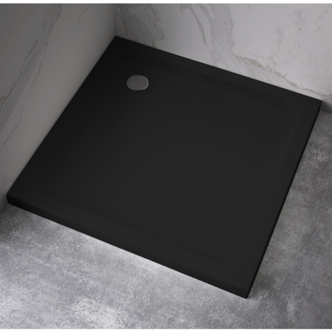 BRODZIK PRYSZNICOWY KWADRATOWY SLIM ST02D CZARNY 100x100 CM BRODZIK PRYSZNICOWY KWADRATOWY SLIM ST02D CZARNY 100x100 CM