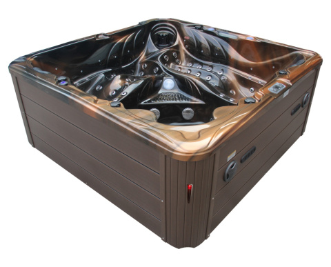 JACUZZI OGRODOWE WANNA SPA702 MAGMA GOLD OBUDOWA KAWA 230x230 CM