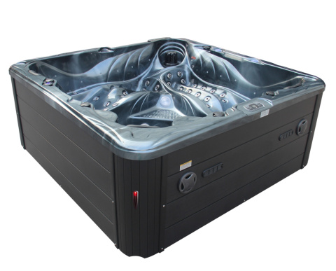 JACUZZI OGRODOWE WANNA SPA702 CZARNA FALA OBUDOWA ANTRACYT 230x230 CM JACUZZI OGRODOWE WANNA SPA702 CZARNA FALA OBUDOWA ANTRACYT 230x230 CM