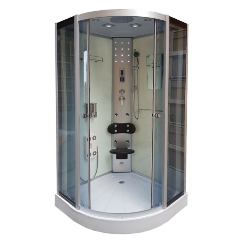 KABINA PRYSZNICOWA Z HYDROMASAŻEM I SAUNĄ WSH7120WS BIAŁA 90x90 CM KABINA PRYSZNICOWA Z HYDROMASAŻEM I SAUNĄ WSH7120WS BIAŁA 90x90 CM