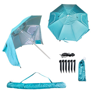 PARASOL PLAŻOWY OGRODOWY BALKONOWY TRITON 1A NIEBIESKI 180 CM