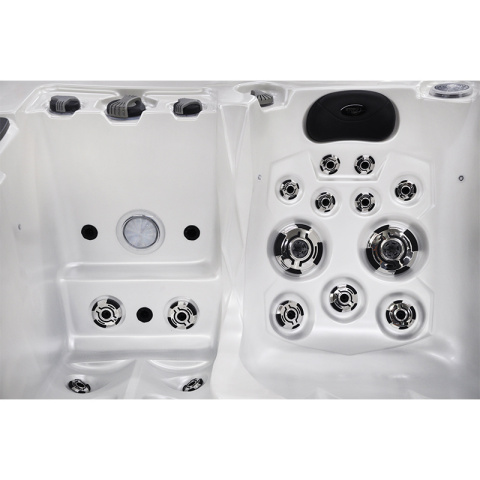 JACUZZI OGRODOWE WANNA SPA749 BIAŁA PERŁA OBUDOWA KAWA 200x135 CM 230V JACUZZI OGRODOWE WANNA SPA749 BIAŁA PERŁA OBUDOWA KAWA 200x135 CM 230V