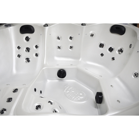 JACUZZI OGRODOWE WANNA SPA750 BIAŁA PERŁA OBUDOWA SZARA 200x200 CM JACUZZI OGRODOWE WANNA SPA750 BIAŁA PERŁA OBUDOWA SZARA 200x200 CM