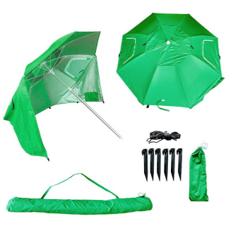 PARASOL PLAŻOWY OGRODOWY BALKONOWY TRITON 1B ZIELONY 180 CM